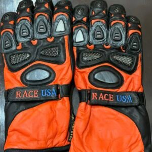 Unisex Winter Leather Gloves Medium
